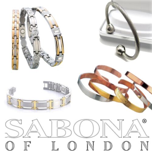  SABONA OF LONDON bracelets en cuivre et magnétique